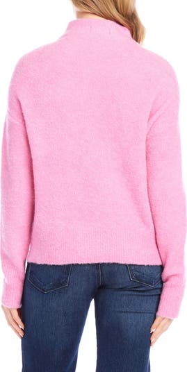 Funnel Neck Bouclé Sweater