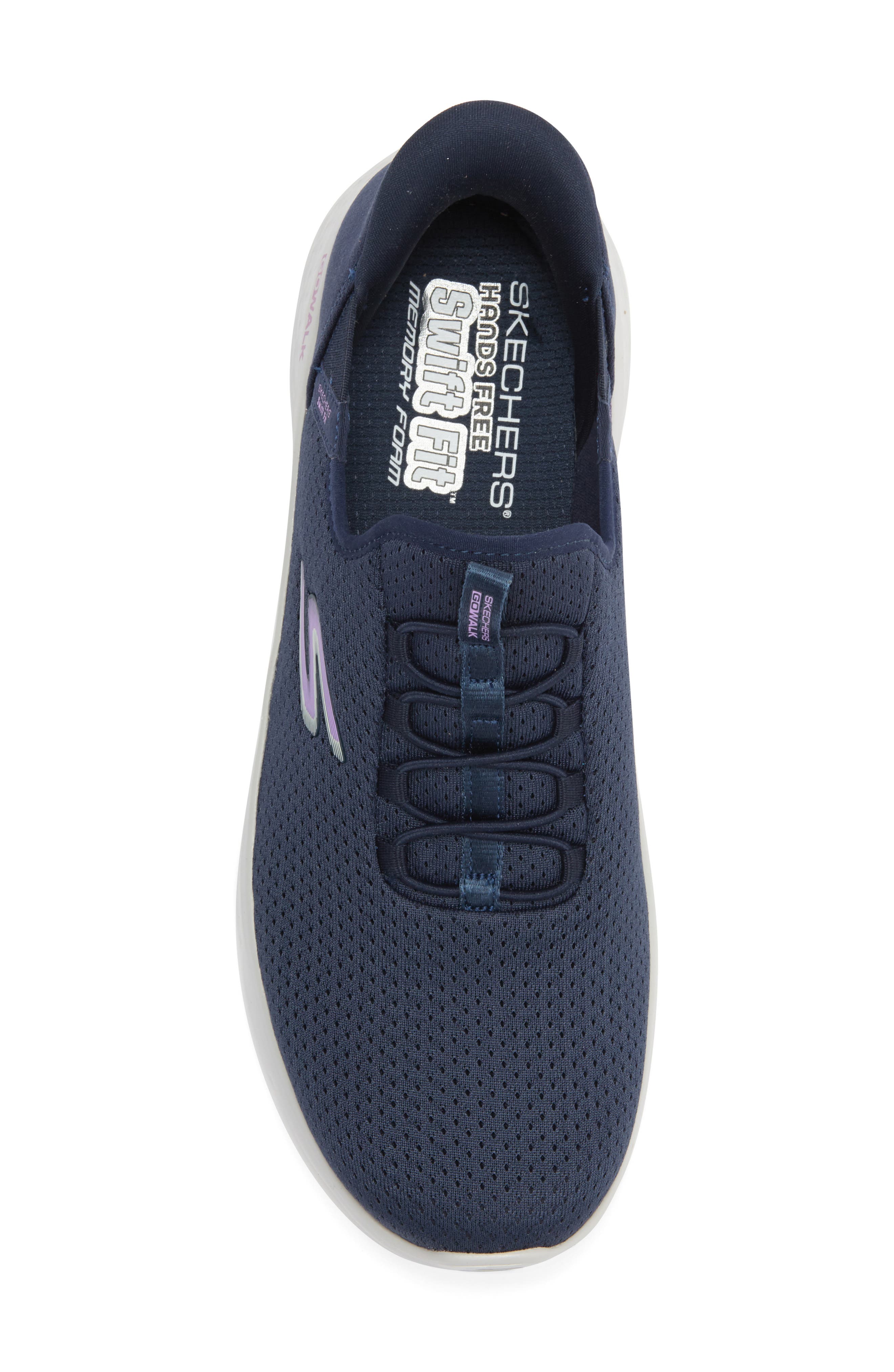 SKECHERS Swift-Fit Go Walk Flex-Casual Sneaker, Alternate, color, Navy