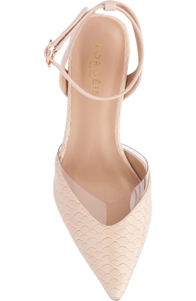 TORGEIS Willow Ankle Strap Pump, Alternate, color, Blush