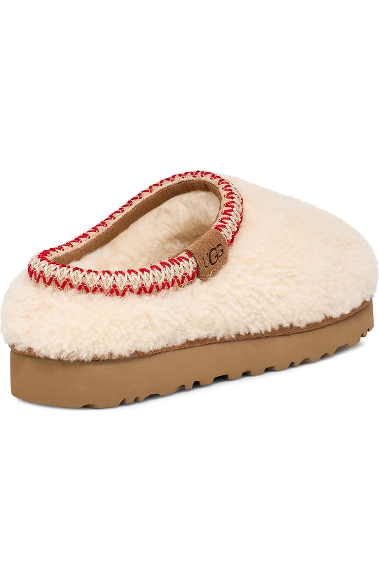 UGG<sup>®</sup> Tasman Maxi Curly Genuine Shearling Slipper, Alternate, color, Natural