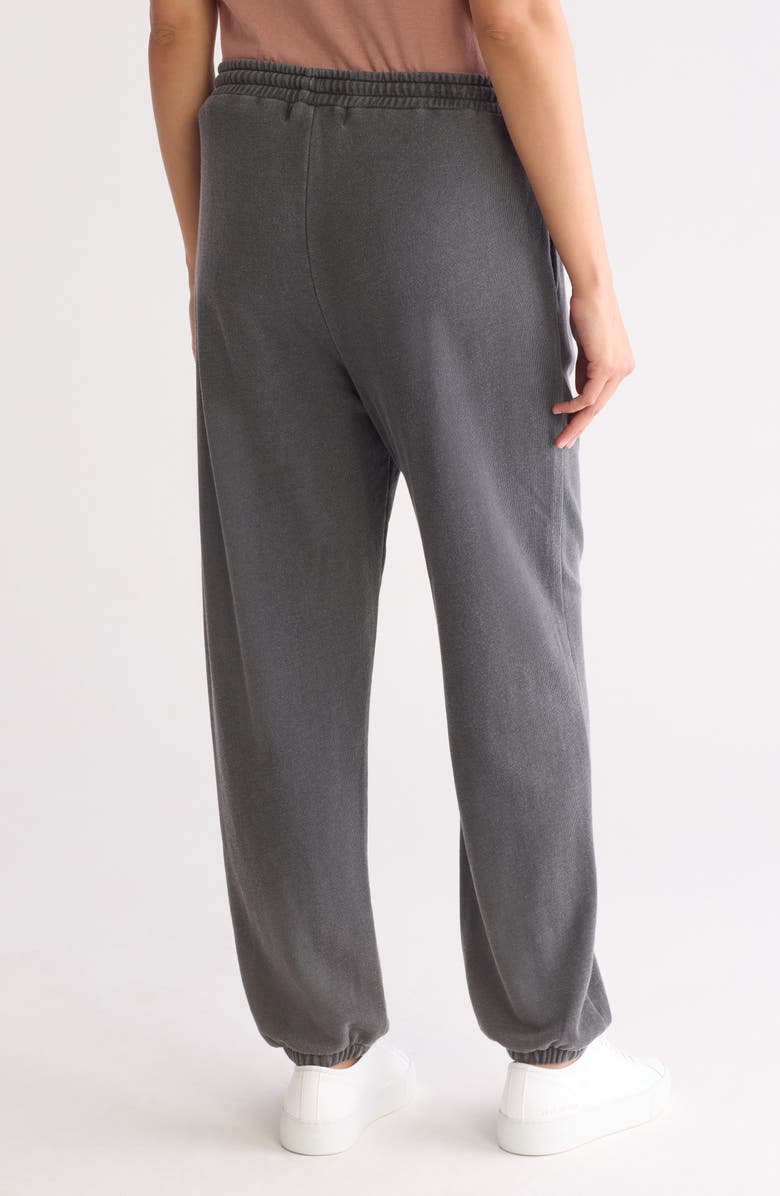 C & C California Haze Skinny Beach Terry Joggers, Alternate, color, Black Sand