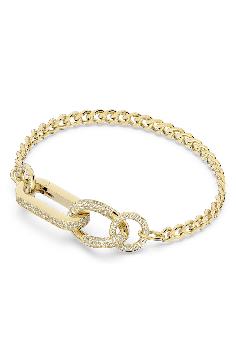 Swarovski Dextera Pavé Swarovski Crystal Chain Bracelet, Alternate, color,
