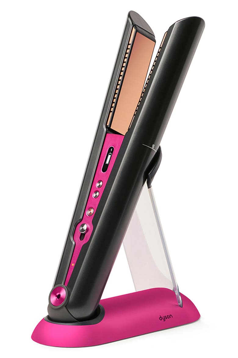 Corrale™ Straightener, Alternate, color, Black Nickel/Fuchsia