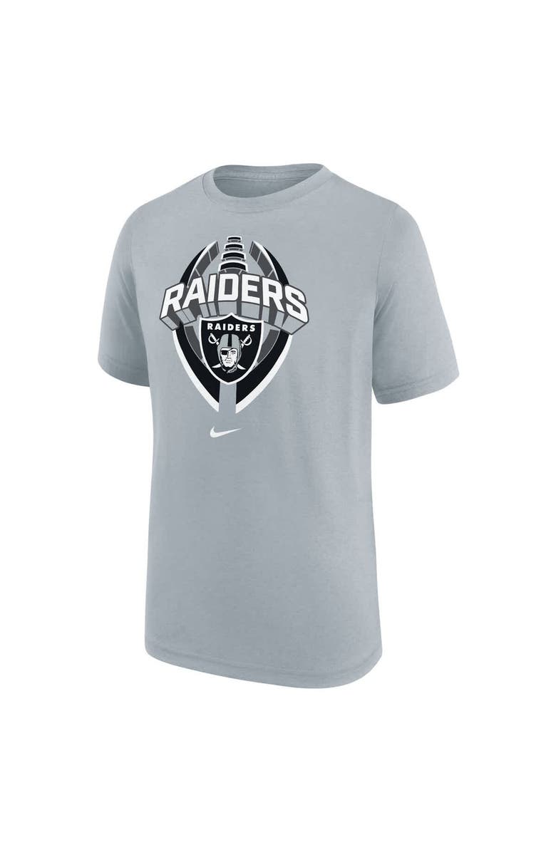 Nike Youth Nike Gray Las Vegas Raiders Icon Legend T-Shirt, Alternate, color, Gray