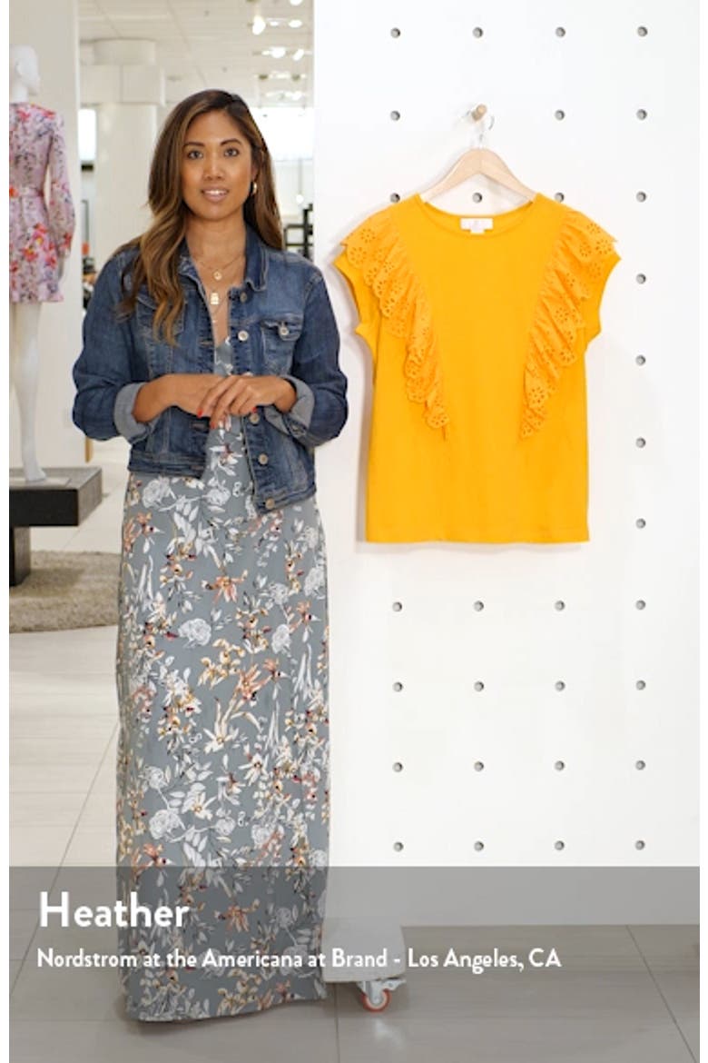 Eyelet Ruffle Tee video