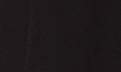 Dkny Ruched Sleeve One Button Blazer In Black