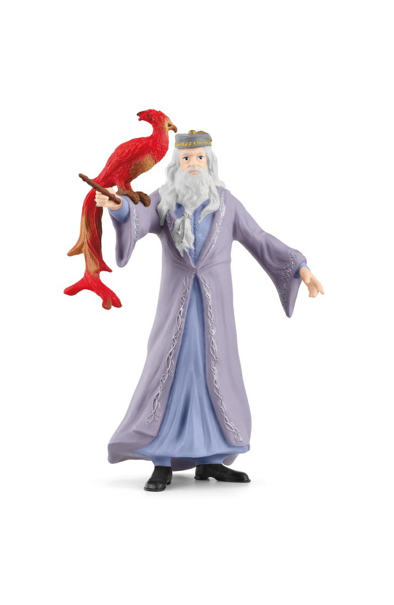 Schleich Wizarding World Of Harry Potter 2 Piece Set Albus Dumbledore & Fawkes, Main, color, Multicolored