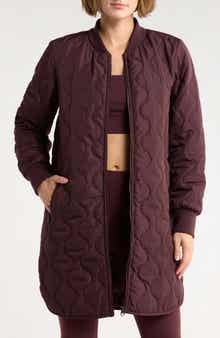 Z by Zella Longline Quilted Jacket