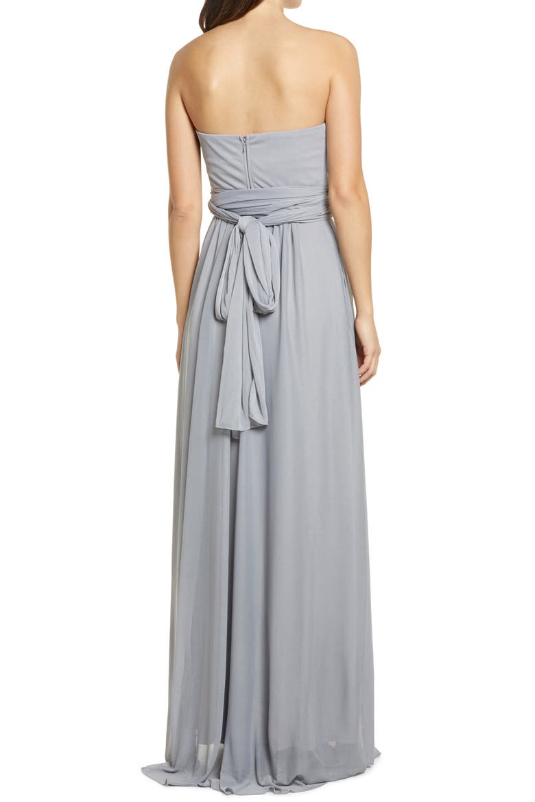 birdy grey mother of the bride dresses Chicky Convertible Neck Tulle Gown (Women) MIDI DRESS