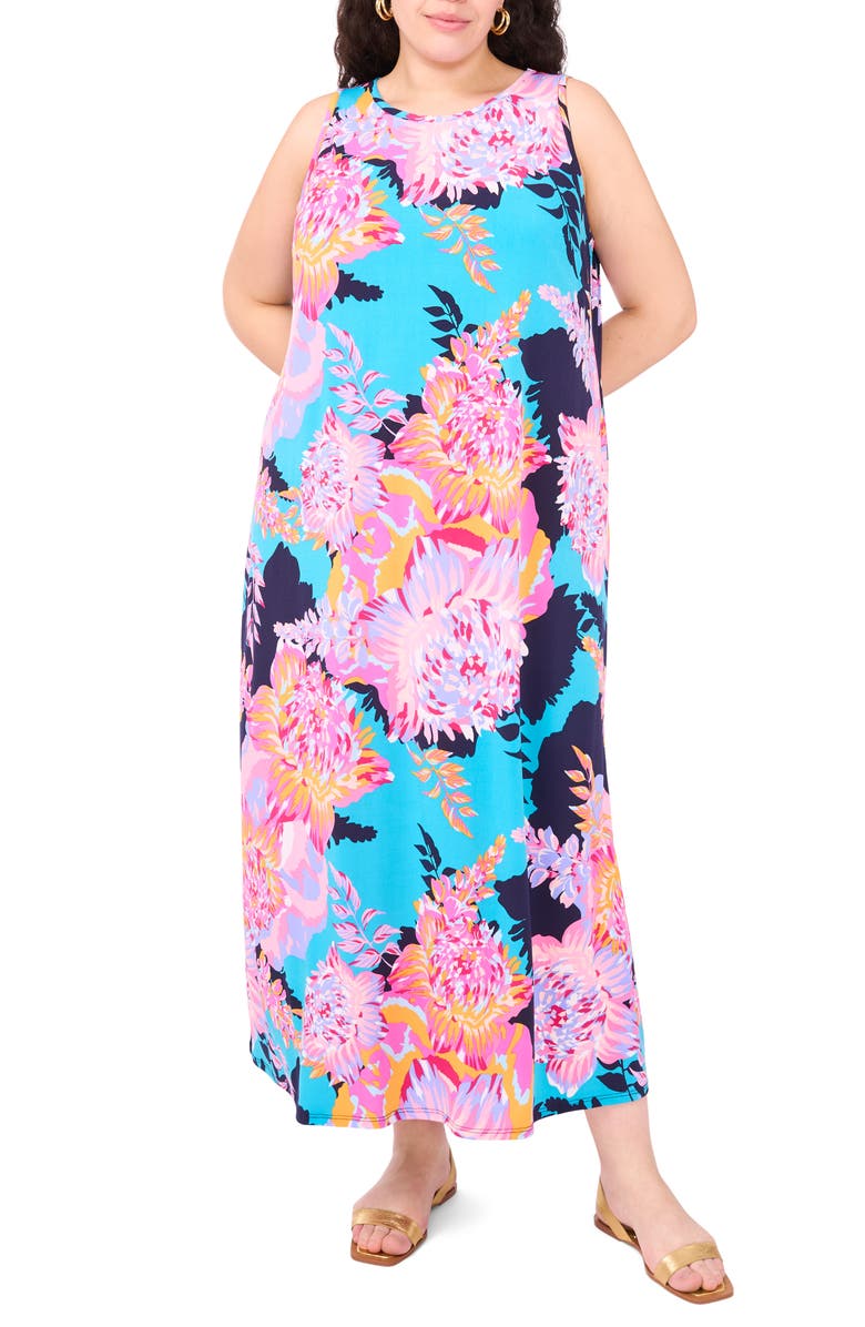 Vince Camuto Keyhole Back Maxi Dress, Main, color,