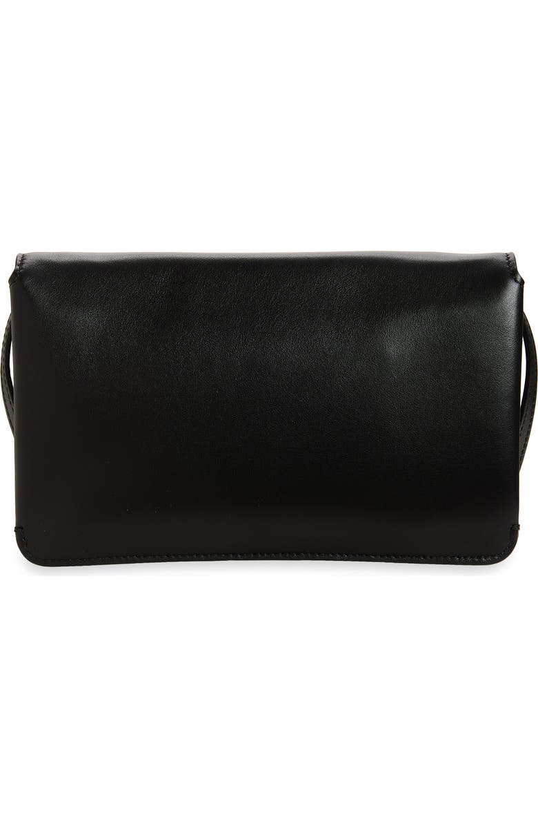 FERRAGAMO Harley Leather Shoulder Bag, Alternate, color, Nero