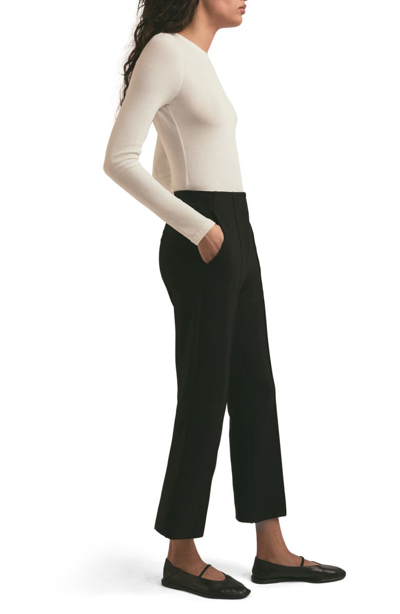 Favorite Daughter The Alissa Cropped Pants, Alternate, color, Black