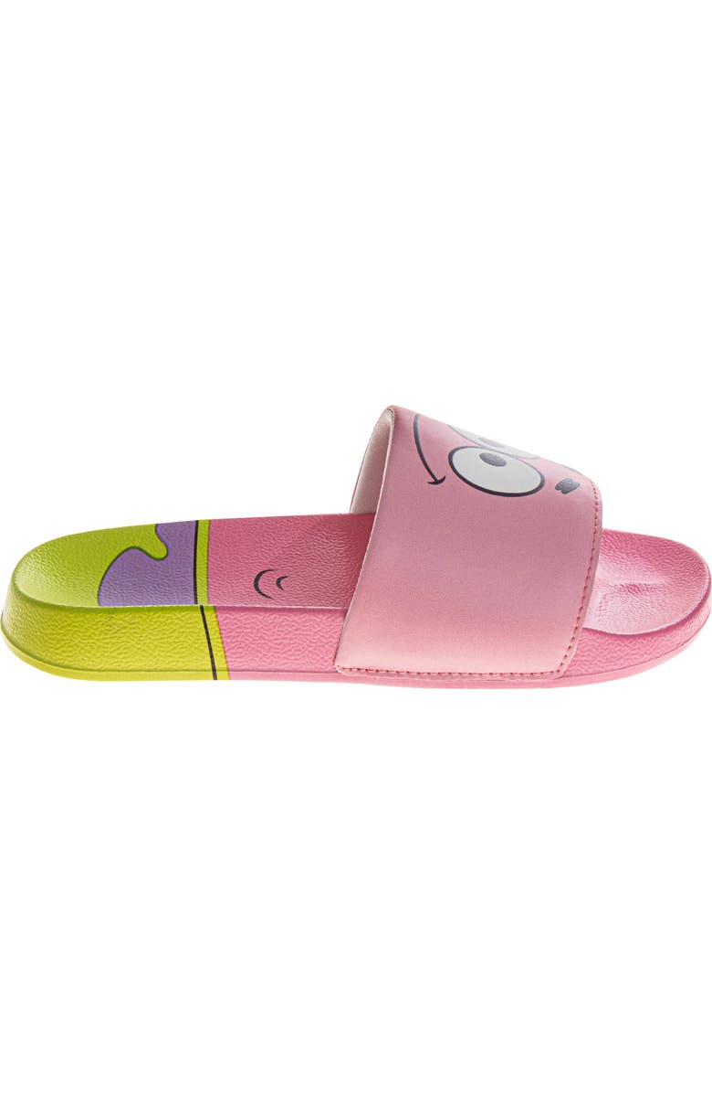 JOSMO x Nickelodeon<sup>™</sup> Kids' SpongeBob SquarePants & Patrick Mismatch Slide Sandal, Alternate, color,