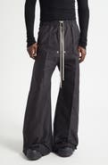Rick Owens Bela Wide Leg Satin Pants