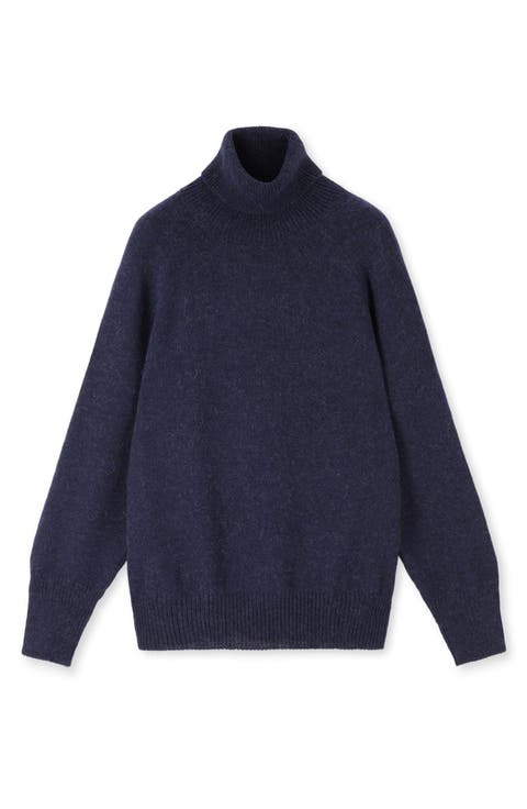 Piero High Neck Alpaca Wool Sweater