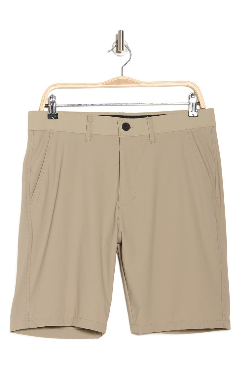 Kenneth Cole 9-Inseam Golf Shorts, Alternate, color, River Stone