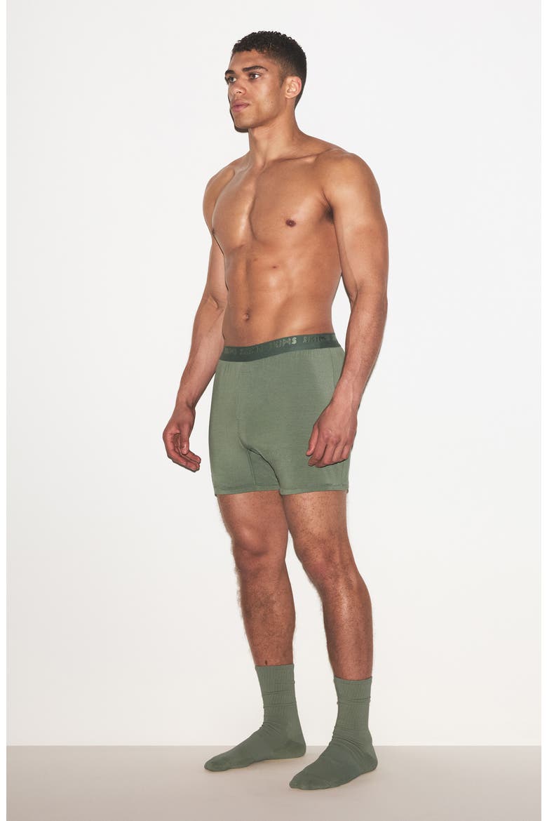 Stretch 3-Pack Knit Boxers, Alternate, color, LAUREL MULTI