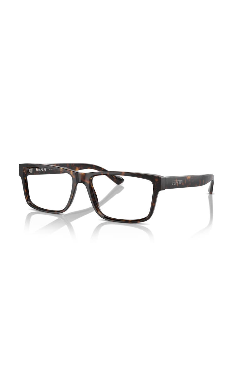 55mm Rectangle optical glasses, Main, color, Tortoise