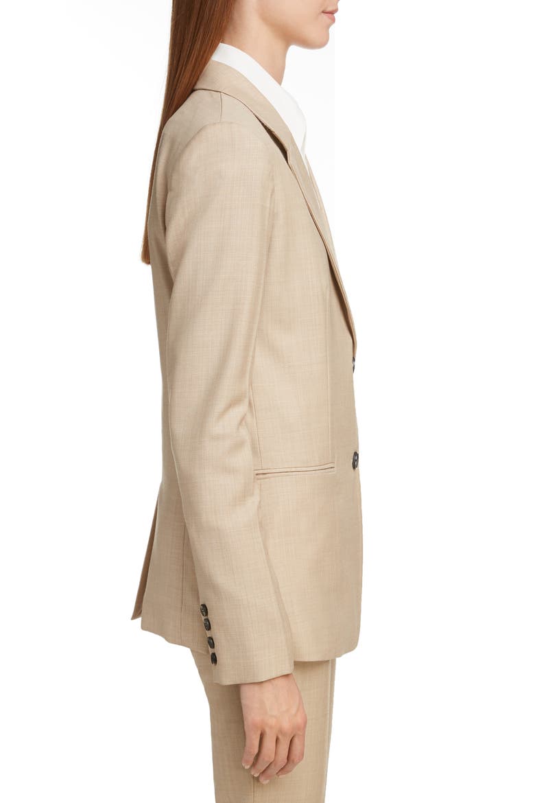 Wool Jacket, Alternate, color, LIGHT BEIGE-WHITE
