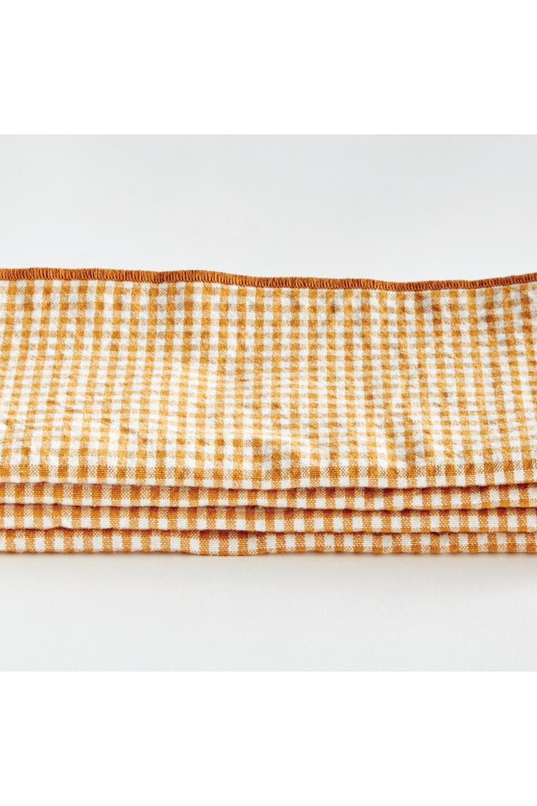 Sidney Dinner Napkins Set of 4, Alternate, color, Yellow