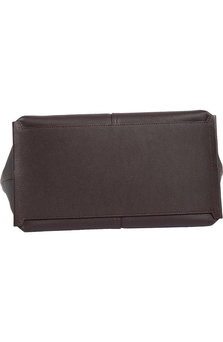 Longchamp Mailbox Large Leather Tote Bag, Alternate, color, Eggplant