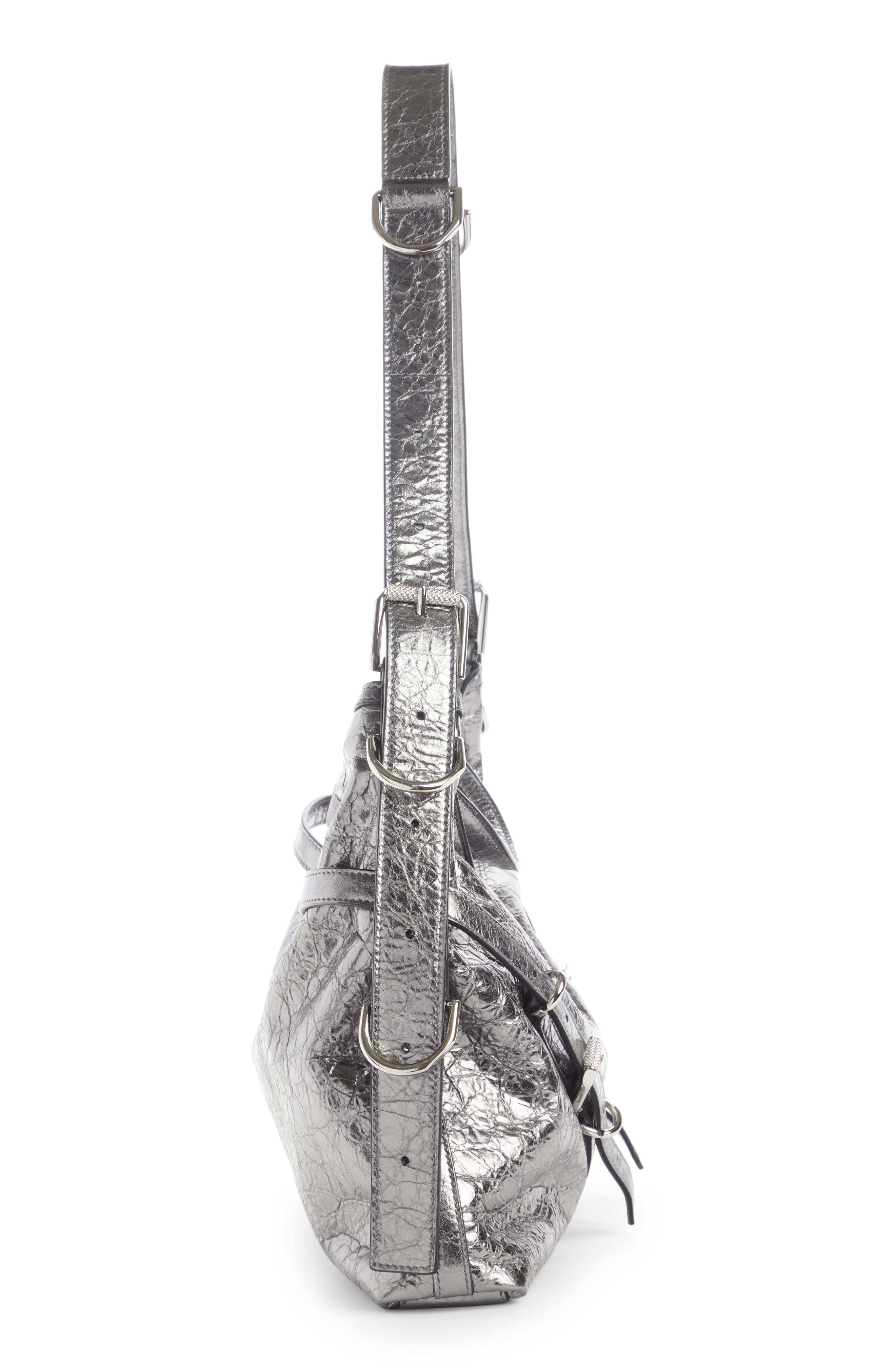 Givenchy Medium Voyou Metallic Leather Hobo, Alternate, color, 