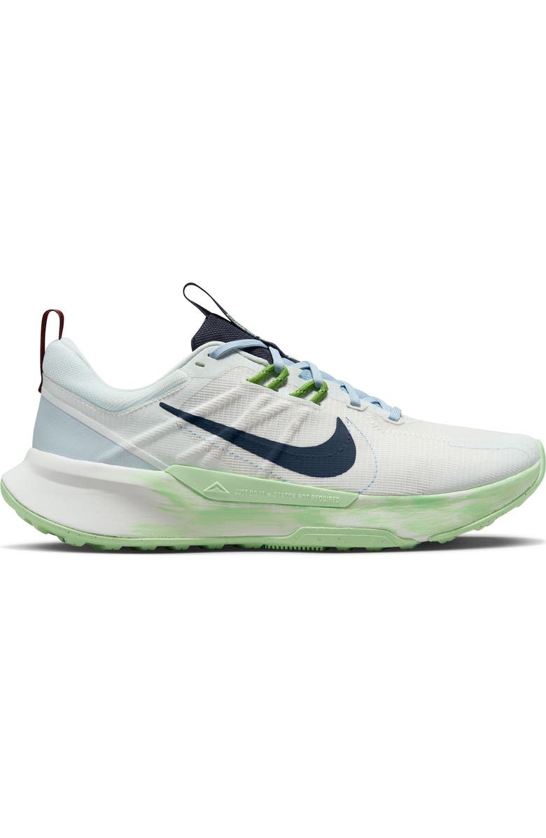 Nike Juniper Trail 2 Running Shoe, Alternate, color, Summit White/ Blue/ Green