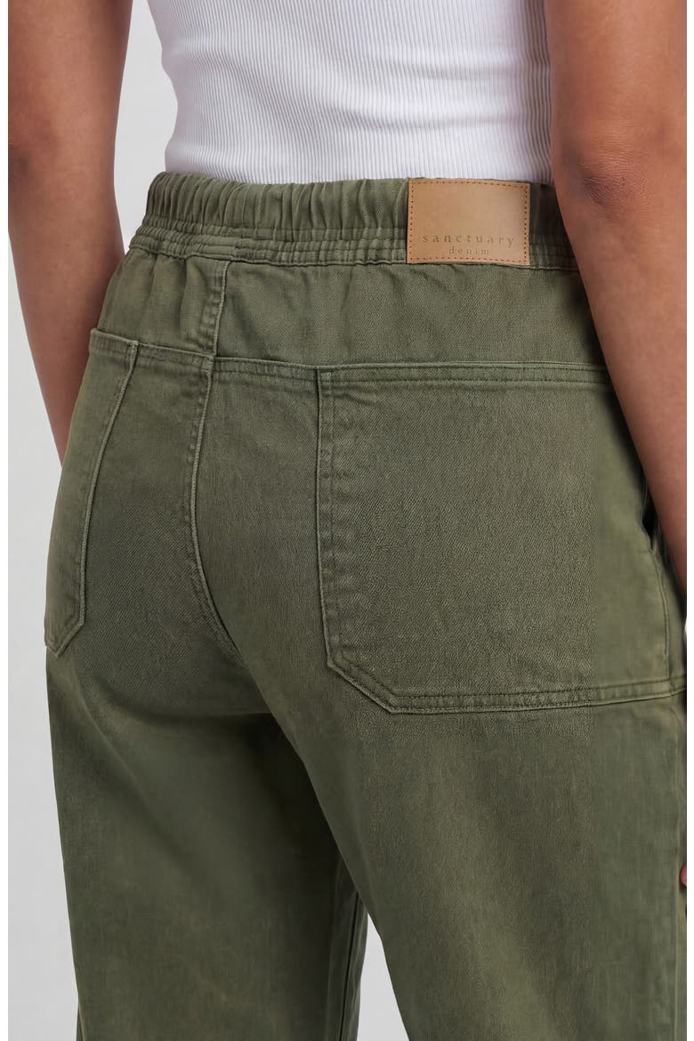 Stella High Rise Soft Barrel Pants, Alternate, color, OLIVE