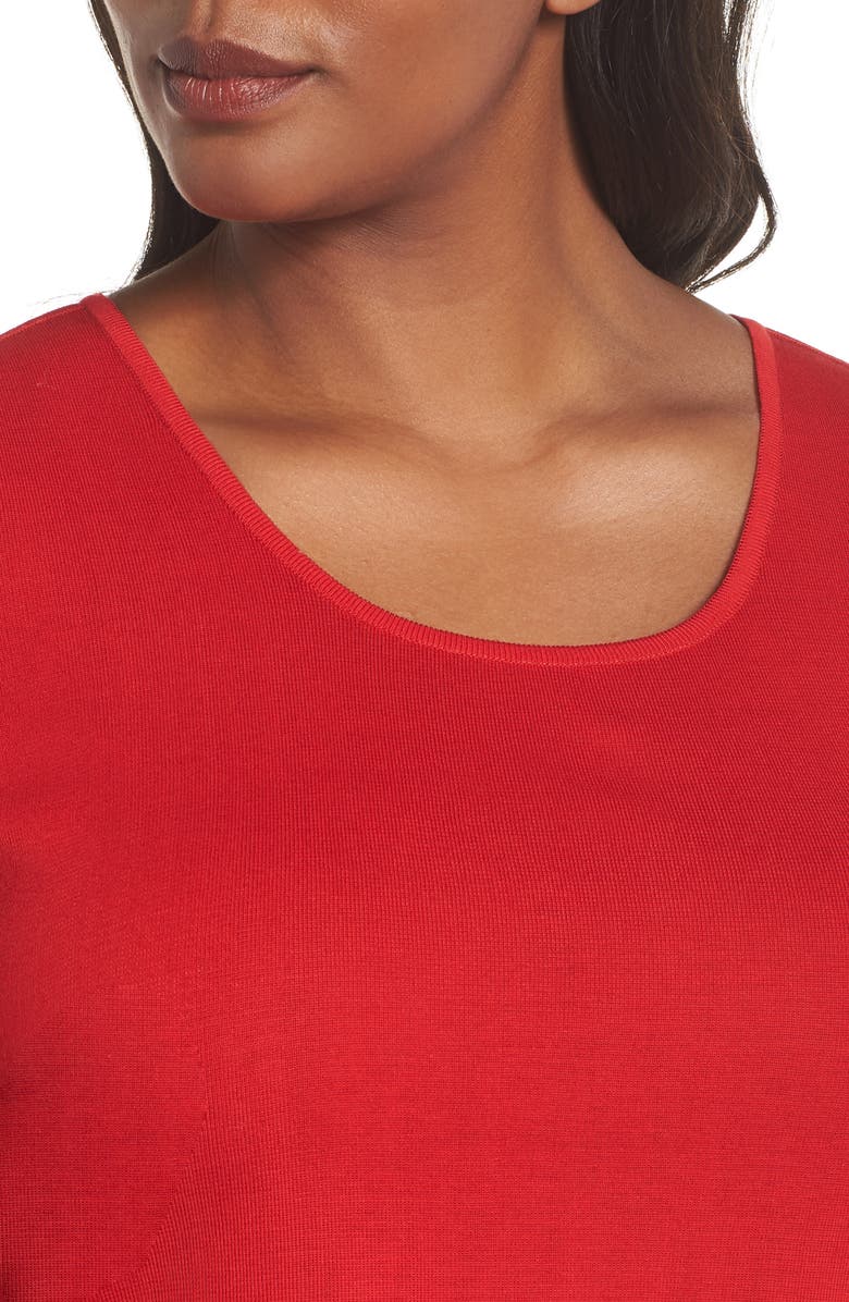 Ming Wang Scoop Neck Knit Tank, Alternate, color, 