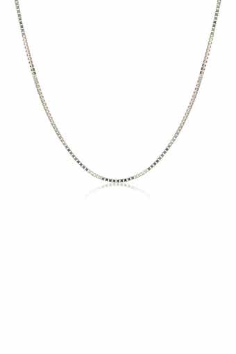 BEST SILVER Sterling Silver Box Chain 18"