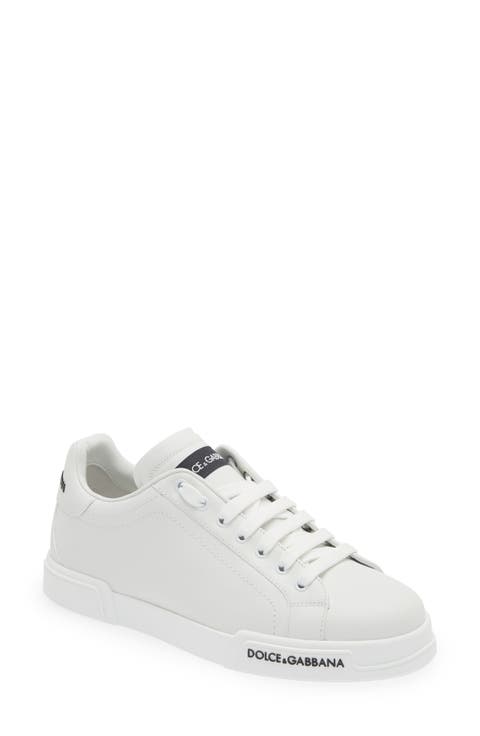 スニーカー DOLCE & GABBANA Men Sneakers White A20195A9T93 8Z184 Calfskin Portofino sneakers in White for Men | Dolce&Gabbana® US