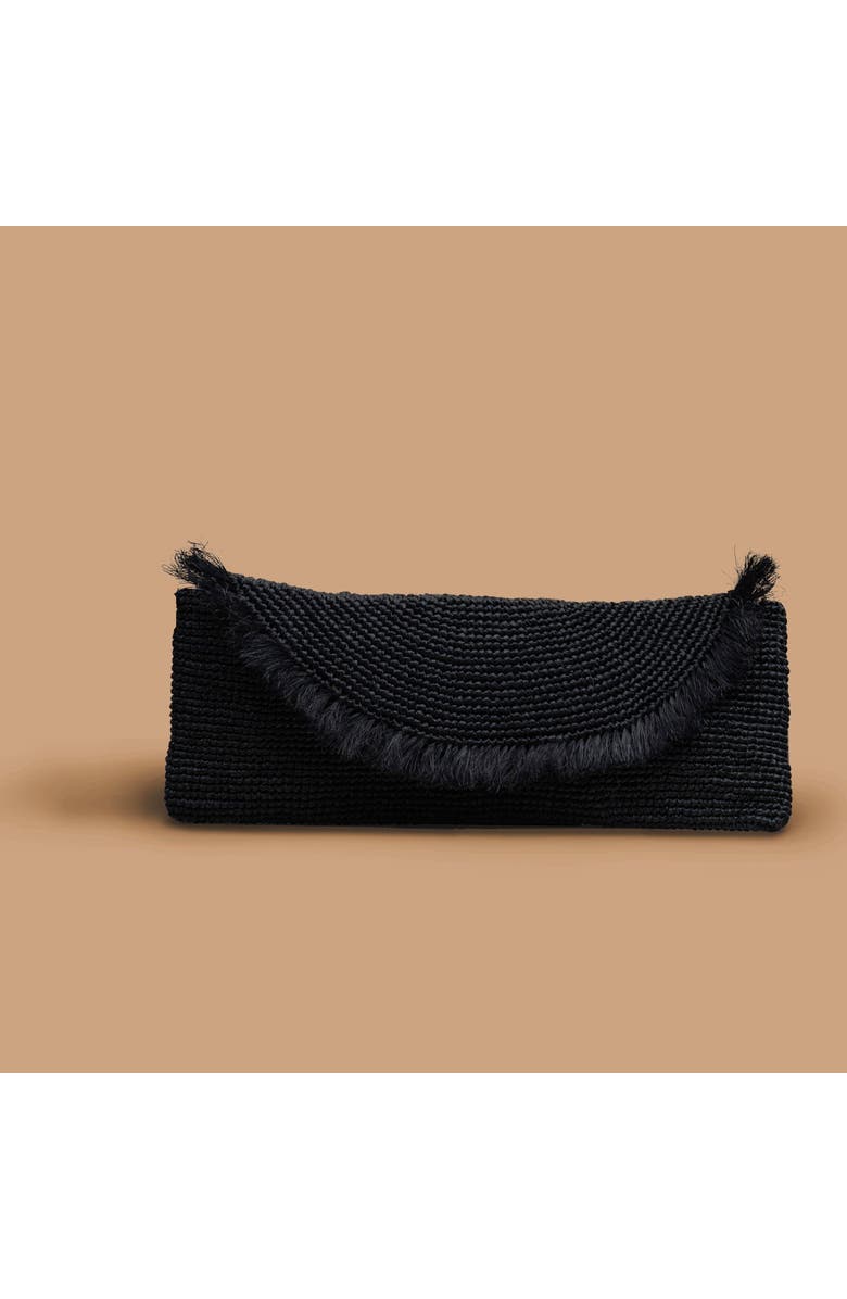 indego africa East West Clutch, Main, color, Black