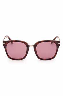 TOM FORD Philippa 68mm Gradient Square Sunglasses