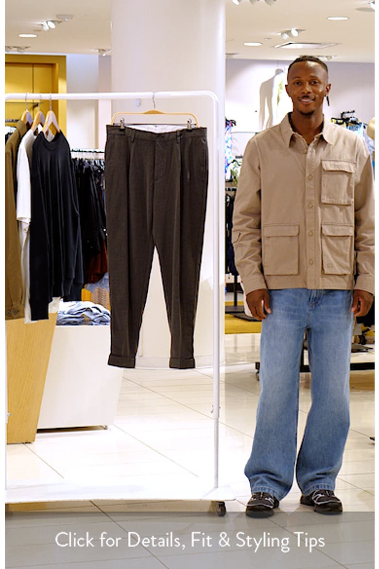 Regular Fit Pleated Pants video