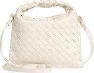 Bottega Veneta Mini Hop Intrecciato Leather Hobo Bag