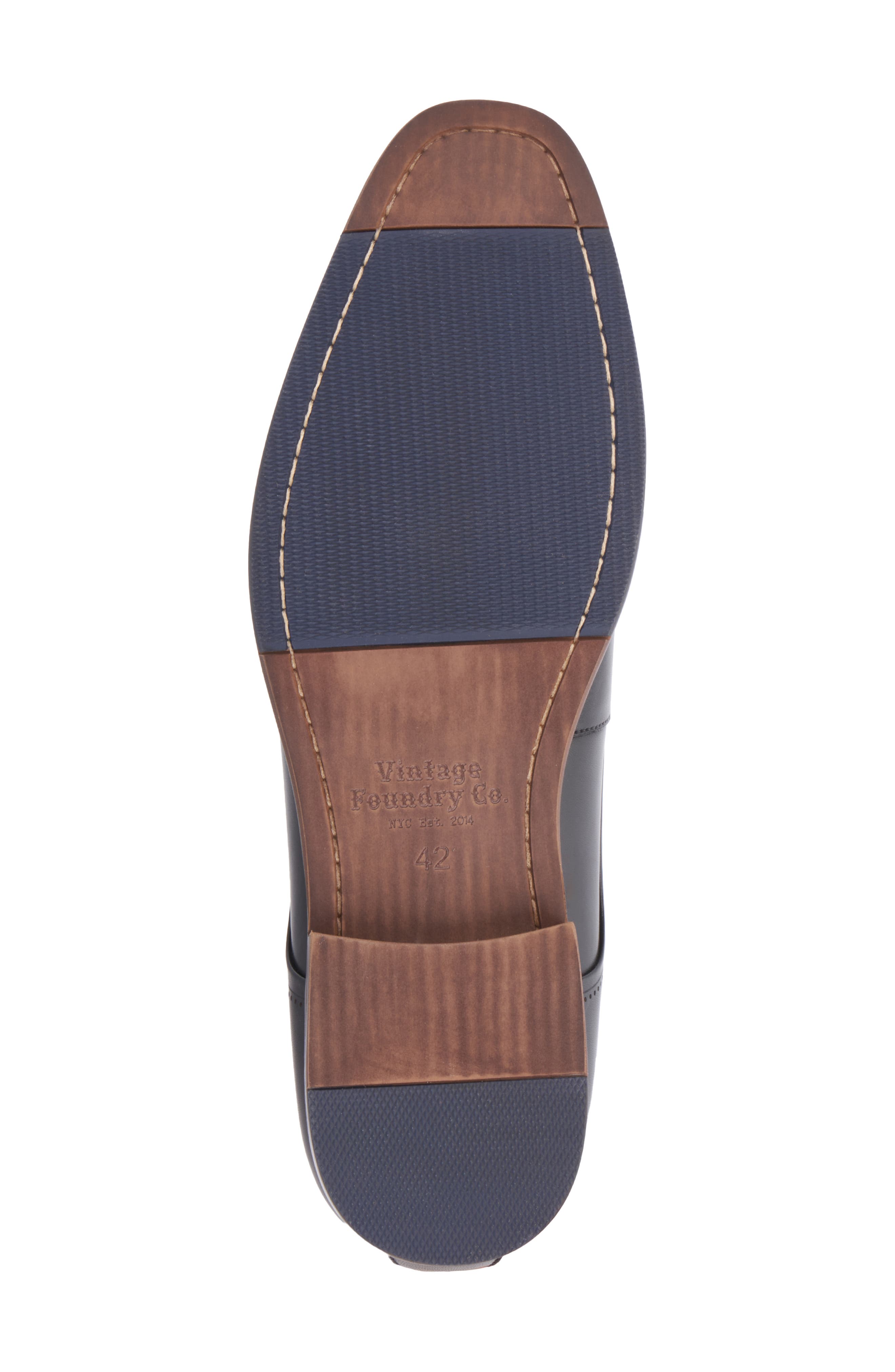 VINTAGE FOUNDRY Brent Cap Toe Oxford, Alternate, color, Black