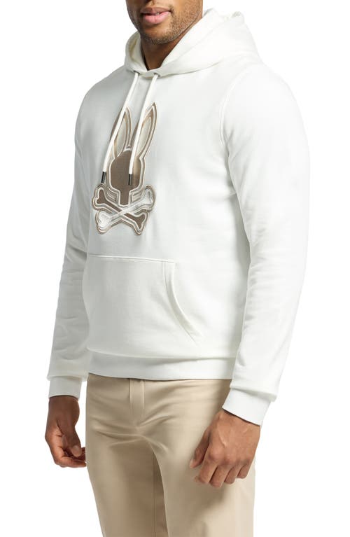 PSYCHO BUNNY PSYCHO BUNNY NEW CASTLE EMBROIDERED PULLOLVER HOODIE