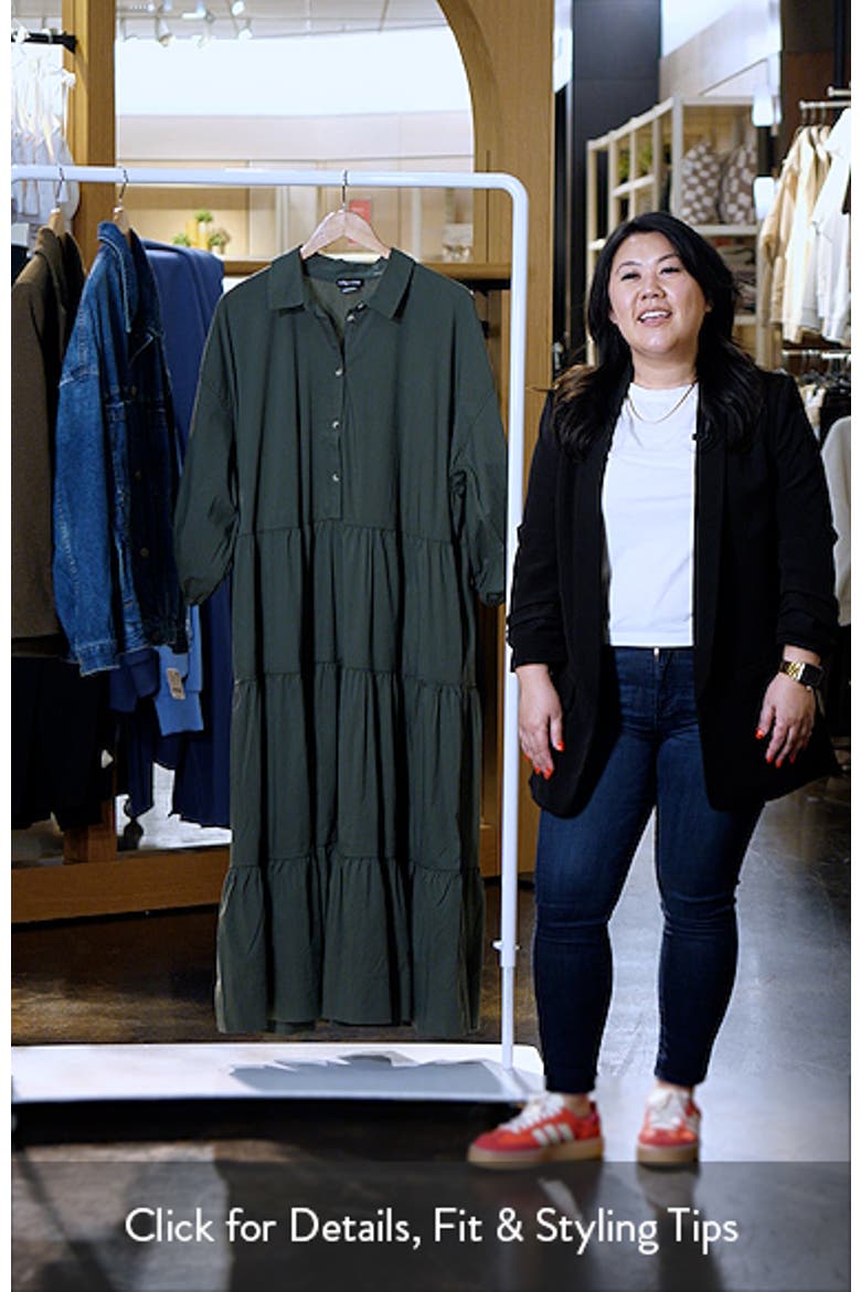 Kara Tiered Shirtdress video