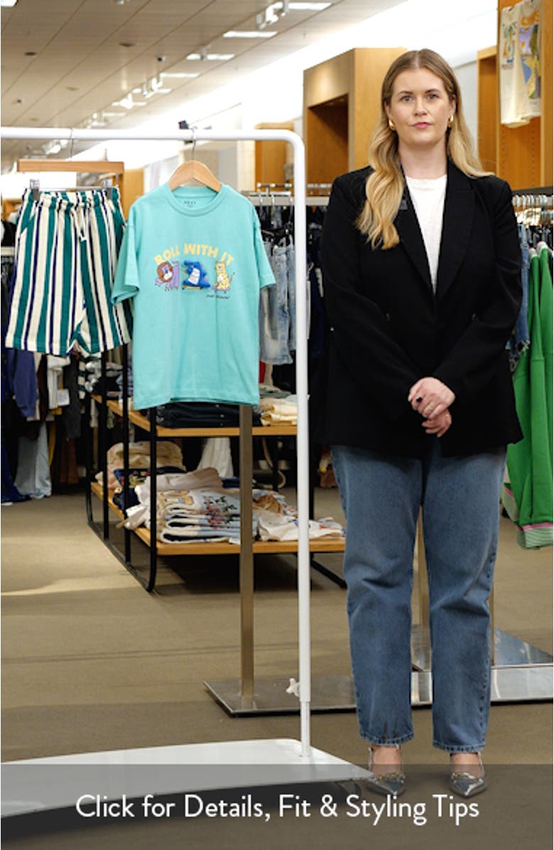 Kids' 3D Gator Cotton Graphic T-Shirt & Striped Shorts Set, sales video thumbnail