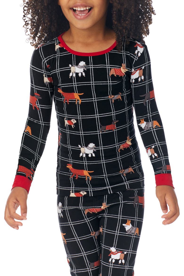 BedHead Kids' Fitted Two-Piece Pajamas, Alternate, color, SWEATER WEATHER