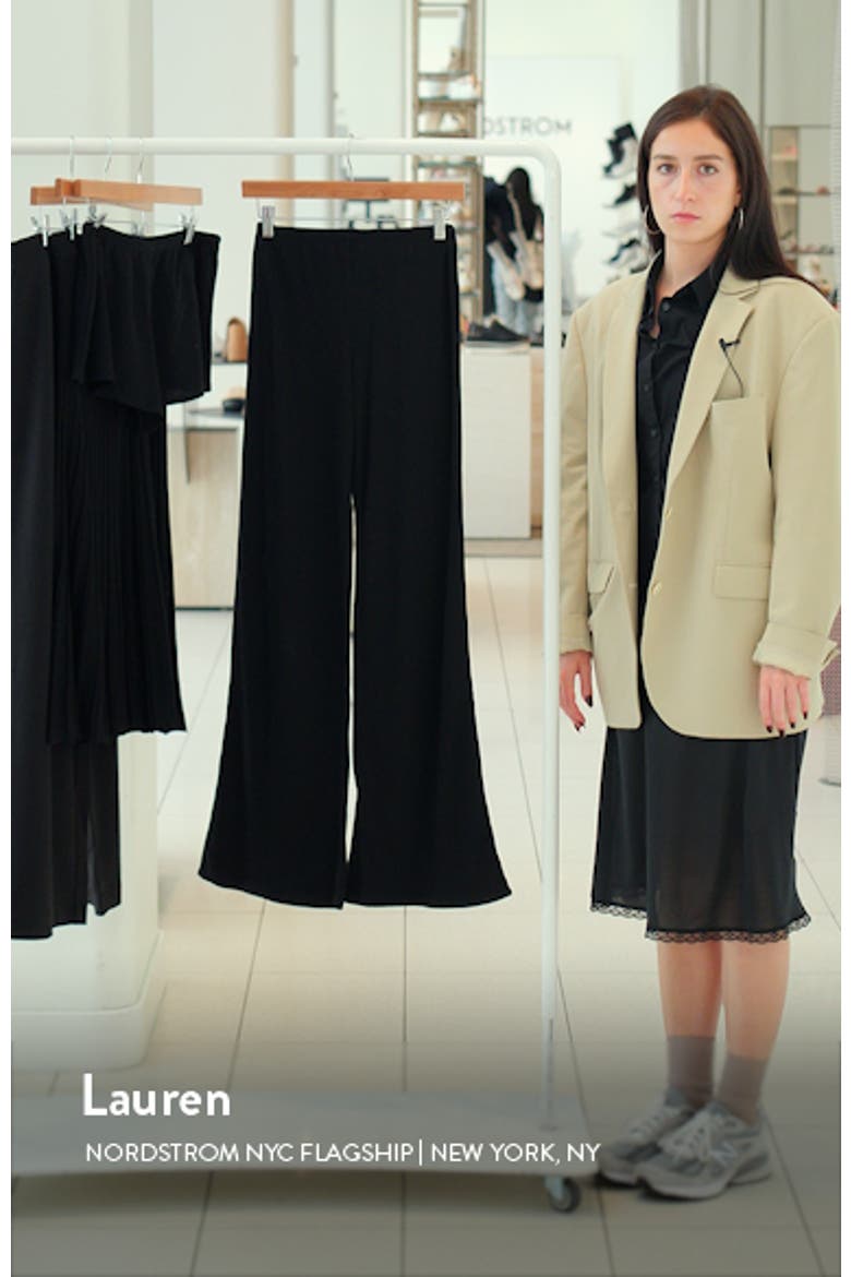Micro Thermal Wide Leg Pants video