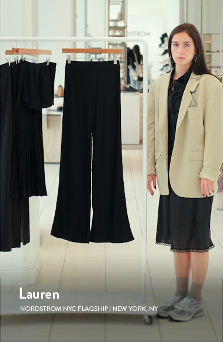 Micro Thermal Wide Leg Pants, sales video thumbnail