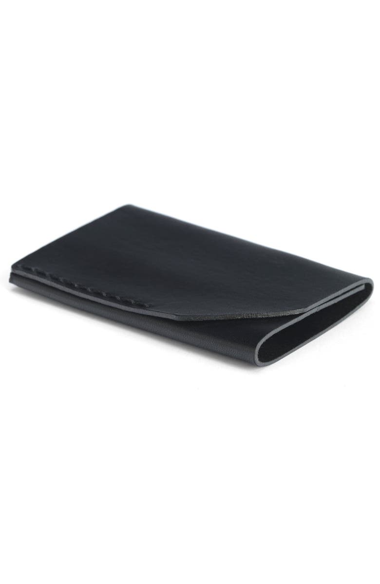 Ezra Arthur No. 2 Card Holder Wallet, Alternate, color, Black