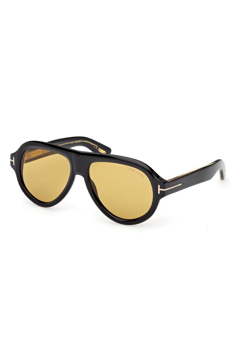 TOM FORD Icon 59mm Pilot Sunglasses, Alternate, color, 