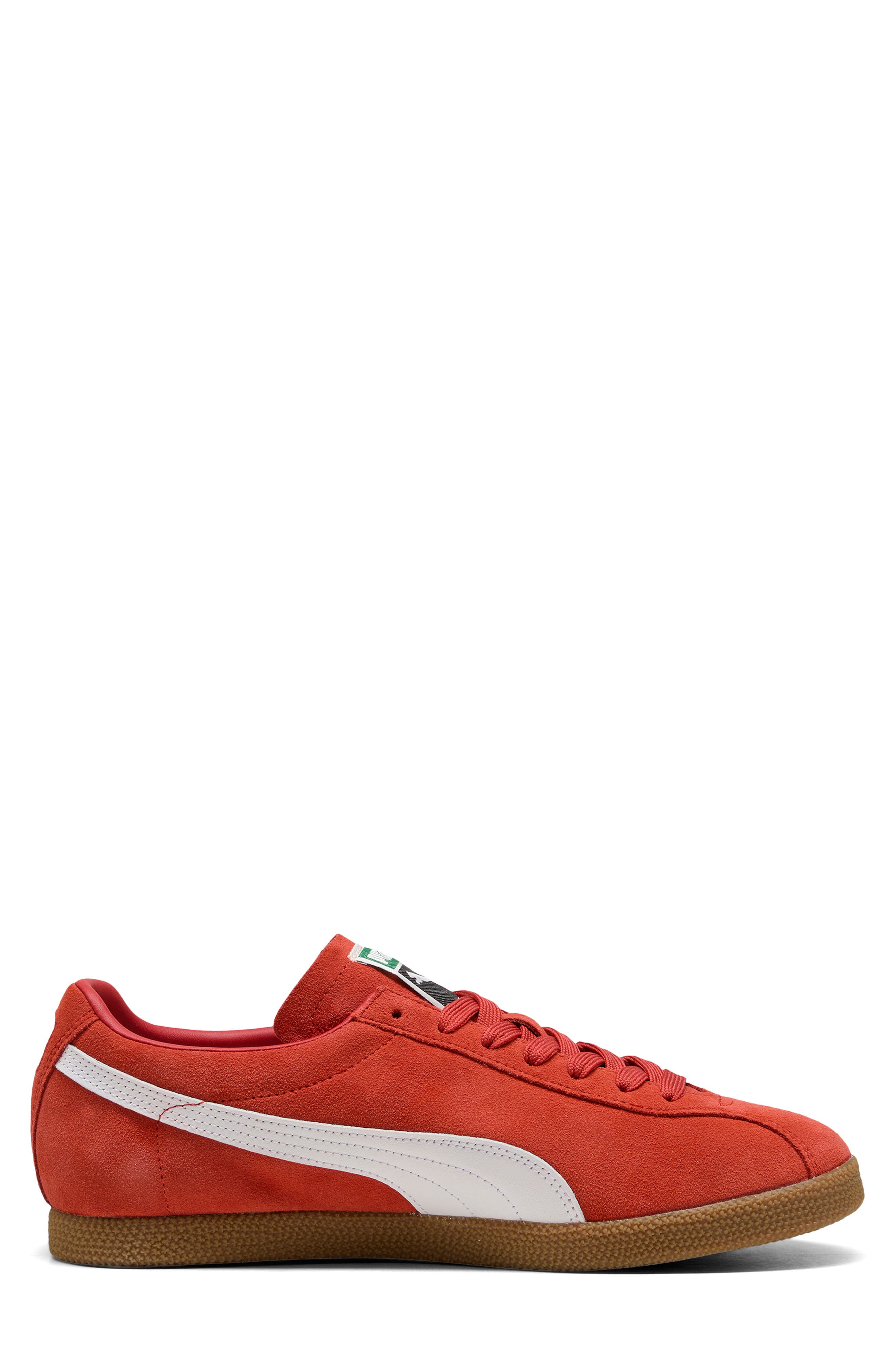 PUMA Brasil Sneaker, Alternate, color, Candy Apple-Puma White