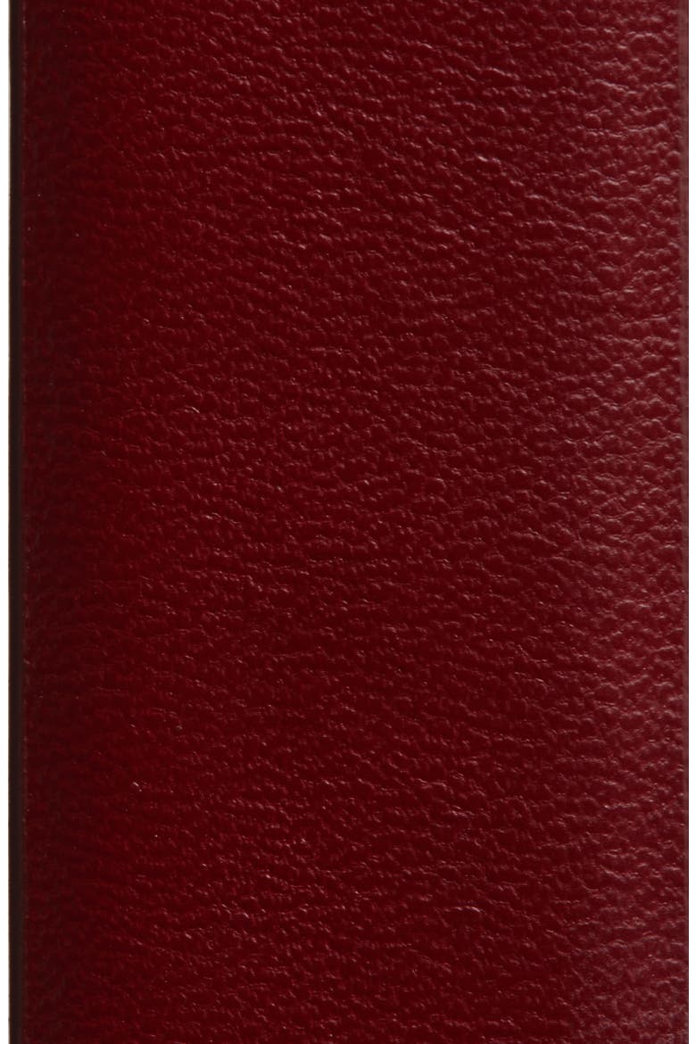 Faux Pearl Buckle Belt, Alternate, color, BURGUNDY