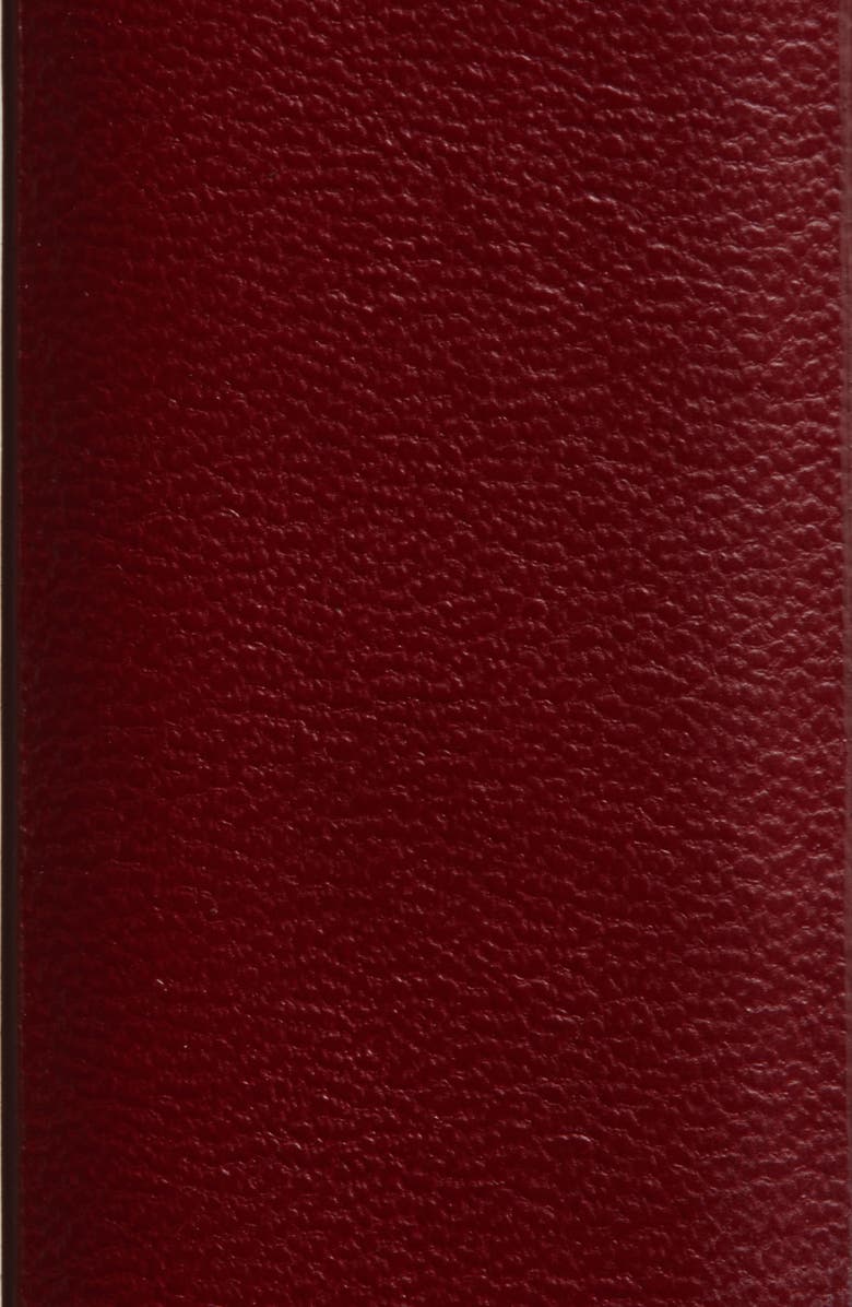 NORDSTROM RACK Faux Pearl Buckle Belt, Alternate, color, Burgundy