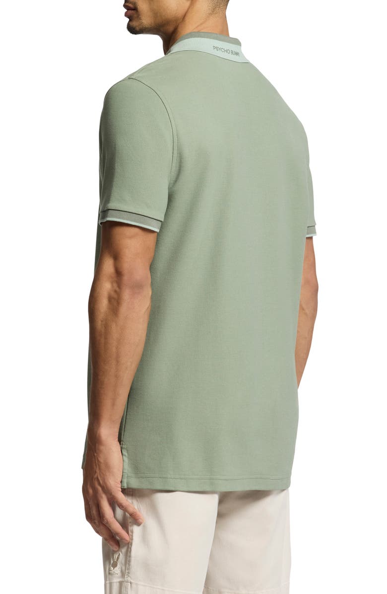 Psycho Bunny New Castle Slim Fit Piqué Polo, Alternate, color, Sea Spray