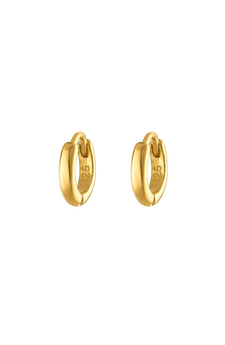 Outofoffice Gold Six Mm Huggie Hoop Earring, Main, color, Gold