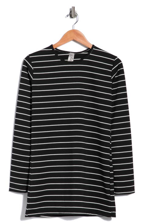 Crewneck Long Sleeve Tunic Top